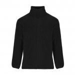 Chaqueta polar de cuello alto con cremallera 300 g/m2 Roly Direct Artic color negro segunda vista