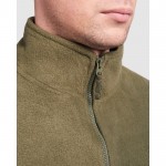 Chaqueta polar de cuello alto con cremallera 300 g/m2 Roly Direct Artic color blanco vista detalle 1