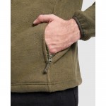 Chaqueta polar de cuello alto con cremallera 300 g/m2 Roly Direct Artic color blanco vista detalle 2