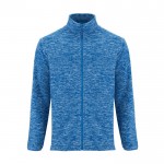 Chaqueta polar de cuello alto con cremallera 300 g/m2 Roly Direct Artic color azul jaspeado segunda vista