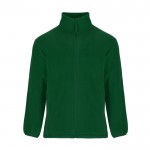Chaqueta polar de cuello alto con cremallera 300 g/m2 Roly Direct Artic color verde botella segunda vista