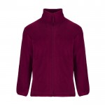 Chaqueta polar de cuello alto con cremallera 300 g/m2 Roly Direct Artic color granate segunda vista
