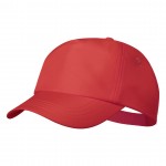 Gorra RPET con logotipo color rojo