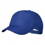 Gorra RPET con logotipo color azul