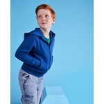 Sudadera de algodón y poliéster con capucha 280 g/m2 Roly Direct Montblanc color rojo segunda vista de uso