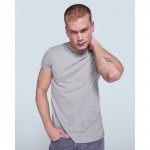Camiseta de manga corta tubular en algodón 150 g/m2 Roly Direct Atomic color azul marino primera vista de uso