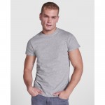 Camiseta de manga corta tubular en algodón 150 g/m2 Roly Direct Atomic color azul marino septima vista de uso