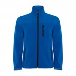 Chaqueta softshell con elastano y cremallera 300 g/m2 Roly Direct Antartida color azul real segunda vista