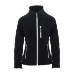 Chaqueta softshell con elastano para mujer 300 g/m2 Roly Direct Antartida color negro segunda vista
