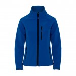 Chaqueta softshell con elastano para mujer 300 g/m2 Roly Direct Antartida color azul real segunda vista
