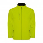 Chaqueta softshell con elastano de 2 capas 300 g/m2 Roly Direct Nebraska color verde lima segunda vista