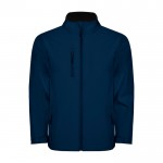 Chaqueta softshell con elastano de 2 capas 300 g/m2 Roly Direct Nebraska color azul marino segunda vista
