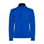 Chaqueta softshell con elastano para mujer 300 g/m2 Roly Direct Nebraska color azul real segunda vista