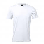 Camisetas sublimadas transpirables 135 g/m2 color blanco