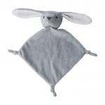 Doudou para bebé de tacto suave temática animales para bordar color gris primera vista