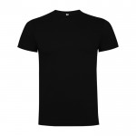 Camiseta de manga corta en algodón 165 g/m2 Roly Direct Dogo Premium color negro segunda vista