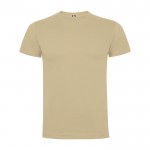 Camiseta de manga corta en algodón 165 g/m2 Roly Direct Dogo Premium color arena segunda vista