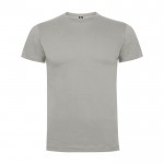 Camiseta de manga corta en algodón 165 g/m2 Roly Direct Dogo Premium color gris claro segunda vista