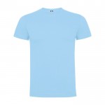Camiseta de manga corta en algodón 165 g/m2 Roly Direct Dogo Premium color azul claro segunda vista