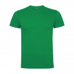 Camiseta de manga corta en algodón 165 g/m2 Roly Direct Dogo Premium color verde tropical segunda vista