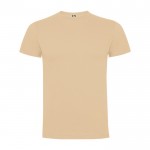 Camiseta de manga corta en algodón 165 g/m2 Roly Direct Dogo Premium color marrón claro segunda vista