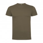 Camiseta de manga corta en algodón 165 g/m2 Roly Direct Dogo Premium color caqui segunda vista