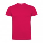 Camiseta de manga corta en algodón 165 g/m2 Roly Direct Dogo Premium color rosa segunda vista