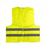 Chaleco de alta visibilidad en poliéster talla M amarillo