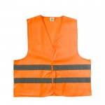 Chaleco reflectante con logotipo de alta visibilidad talla XL color naranja fluorescente