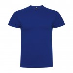 Camiseta de manga corta en algodón peinado 180 g/m2 Roly Direct Braco color azul real segunda vista