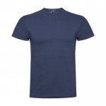 Camiseta de manga corta en algodón peinado 180 g/m2 Roly Direct Braco color azul vaquero segunda vista