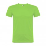 Camiseta de manga corta en algodón de punto liso 155 g/m2 Roly Direct Beagle color verde claro segunda vista