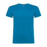 Camiseta de manga corta en algodón de punto liso 155 g/m2 Roly Direct Beagle color azul segunda vista