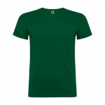 Camiseta de manga corta en algodón de punto liso 155 g/m2 Roly Direct Beagle color verde botella segunda vista
