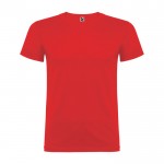Camiseta de manga corta en algodón de punto liso 155 g/m2 Roly Direct Beagle color rojo segunda vista