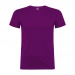 Camiseta de manga corta en algodón de punto liso 155 g/m2 Roly Direct Beagle color lila segunda vista
