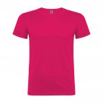 Camiseta de manga corta en algodón de punto liso 155 g/m2 Roly Direct Beagle color rosa segunda vista