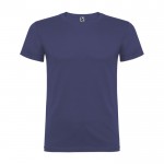 Camiseta de manga corta en algodón de punto liso 155 g/m2 Roly Direct Beagle color azul vaquero segunda vista