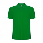 Polo de manga corta en punto piqué 220 g/m2 Roly Direct Pegaso Premium color verde bosque segunda vista