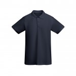 Polo de manga corta de algodón orgánico 210 g/m2 Roly Direct Prince color azul marino segunda vista