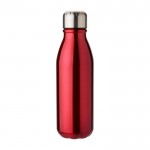 Botella aluminio para empresa color rojo