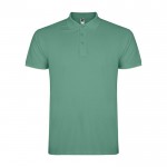 Polo de hombre de algodón punto piqué de hombre 200 g/m2 Roly Direct Star color menta segunda vista