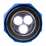 Linterna retráctil de aluminio con 3 luces LED 55cm color azul primera vista