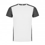 Camiseta técnica de manga corta en poliéster 135 g/m2 Roly Direct Zolder color negro segunda vista