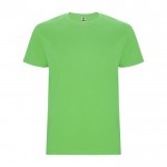 Camiseta de algodón de manga corta 190 g/m2 Roly Direct Stafford color verde claro segunda vista