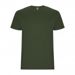 Camiseta de algodón de manga corta 190 g/m2 Roly Direct Stafford color verde oscuro segunda vista