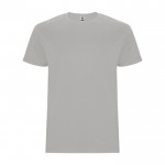 Camiseta de algodón de manga corta 190 g/m2 Roly Direct Stafford color marrón grisáceo segunda vista