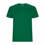 Camiseta de algodón de manga corta 190 g/m2 Roly Direct Stafford color verde esmeralda segunda vista