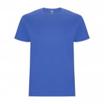 Camiseta de algodón de manga corta 190 g/m2 Roly Direct Stafford color azul riviera segunda vista
