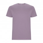 Camiseta de algodón de manga corta 190 g/m2 Roly Direct Stafford color lavanda segunda vista